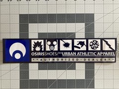 Osiris Shoes – Vintage Skateboard Skate Shop Dealer Sticker Sold Here – RARE