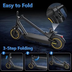 AOVOPRO ESMAX 500W ADULT ELECTRIC SCOOTER, UP 22MPH, 10INCH FOLDABLE E-SCOOTER