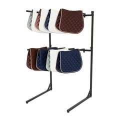 50lbs Saddle Pad Rack 8-Arm Saddle Pad Rack Horse Blanket Holder 45in Height