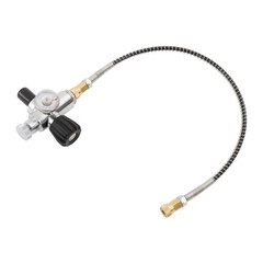4500PSI High Pressure PCP Fill Station Air Tank Valve Regulator +Hose