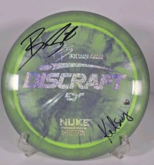 Discraft Paige Pierce 5X ESP Nuke Signed By Brodie Smith And His Wife Kelsey