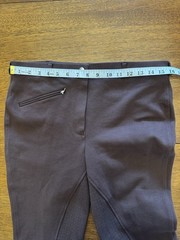 Horze Women’s Riding Breeches Brown EU 42/US 30 Cotton-Spandex Blend