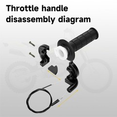 High-Quality 7/8″ Twist Throttle Handle Kit for Predator Mini Bikes & Go Karts