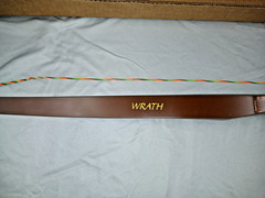 CHARRON ARCHERY – CUSTOM LONGBOW 60″AMO LEFT HAND @ 40#
