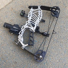 13″ Archery Short-axis Compound Bow Set 15-32lb Adjustable Steel Hunting Target