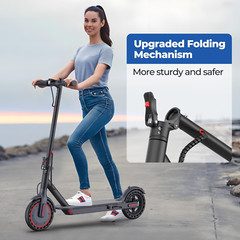Electric Scooter, 8.5″ /10“Tire, 16/19/22Mph Top Speed, 12/22/28 Miles Long Rang