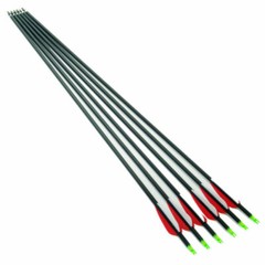 6/12/24 Pcs 28″ 30″ Carbon Arrows OD 7.8mm Archery For Compound/Recurve Bow Hunt