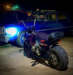 Custom Mini Bike Honda Big Block 390cc Mini Motorcycle w Headlight very fast