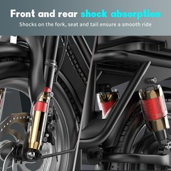Electric Scooter with Seat 1500W 25MPH 45 Miles Range14″ Tire with Basket US