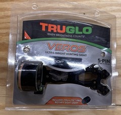 TruGlo Veros Sight Black 5 Pin Right Hand/Left Hand