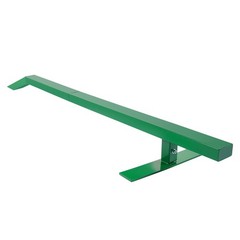 84.9In Skate Grind Rail Portable Skateboard Rail For Scooters, Snowboard Green