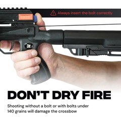 BALLISTA BAT Compound Crossbow Pistol with L-Stock 330fps /130lbs/3lbs