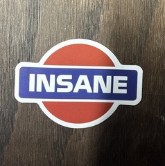 Insane Funny Adult Humor Sticker For Guitar Toolbox Phone Ect Gloss27