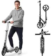 Scooters for Kids 8-12, Teens & Adults – Load 240 LBS, 8-Inch Wheels, Kick Scoot