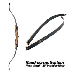 Deerseeker Outdoor Takedown Recurve Limbs Bow Limb Replacements 2Pack