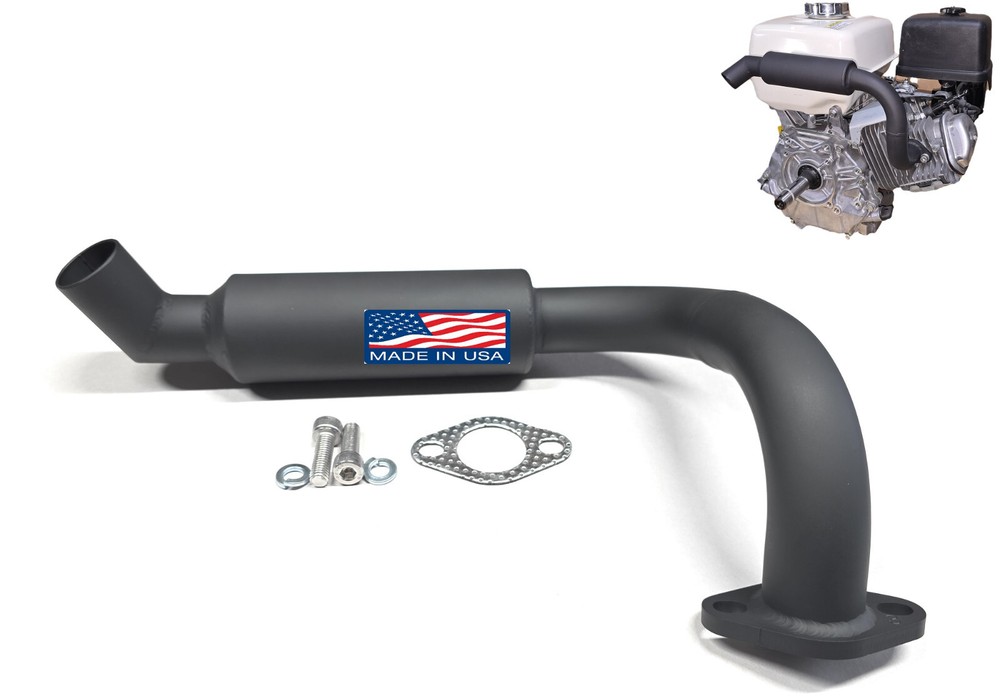 Surface Drive Exhaust Muffler for Predator 301 & 420. Honda GX240, 270, 390