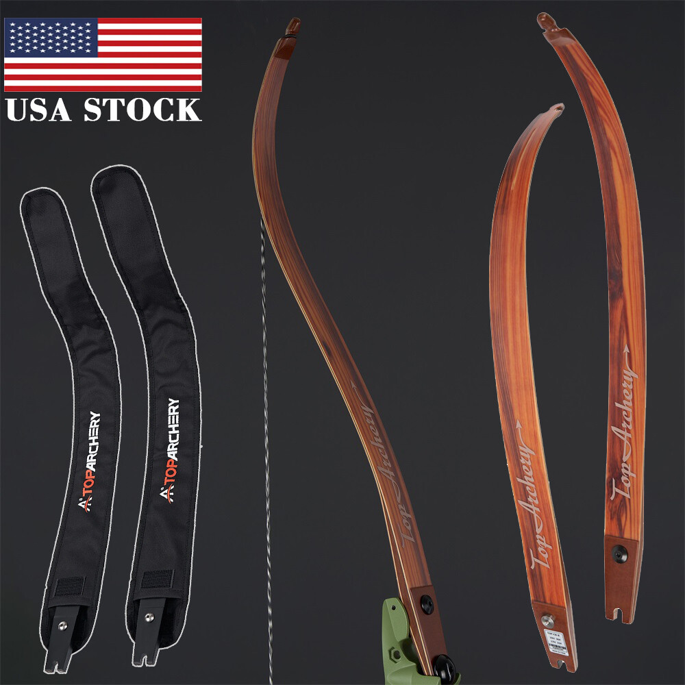 25-60lb 62″ ILF Recurve Bow Limbs For Archery 17″ Bow Riser Hunting Shoot Target