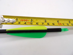 Carbon Arrows with fletching and field points – Qty 6 – 31″ – Unbranded – New