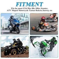GY6 50CC 39mm Piston Ring Kit 13mm Pin 30mm Length ATV Parts GY6 80CC 100CC