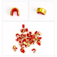 Outdoor Archery String Nocking Points Brass Nock Buckle Clips Bow String Protect