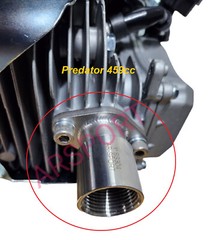 Exhaust Adaptor male & Female 1″ Flange for: Predator Max 459cc DuroMax XP16HPE