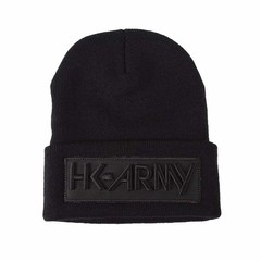 HK Army Beanie Black / Black