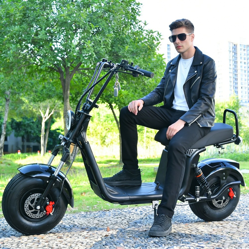 electric motorcycle scooter with a 3000W powerful motor max speeds 35MPH E bike