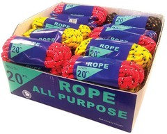 Braided Rope 3/8″ x 20′ Assorted Colors