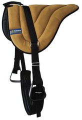 Challenger Western Lightweight Neoprene Padded Bareback Saddle Pad with Stirrups