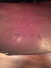 Vintage Stubben «Siegfried» Leather Saddle, TW 30.5 cm, Seat Size 18 in. (45 cm)