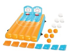 Inflatable Pool Bag Toss Cornhole Game for Outdoor Pools Summer Family Fun NEW