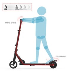 Electric Scooter Kids 250W Motor Long Range Safe Folding E-Scooter Refurbished