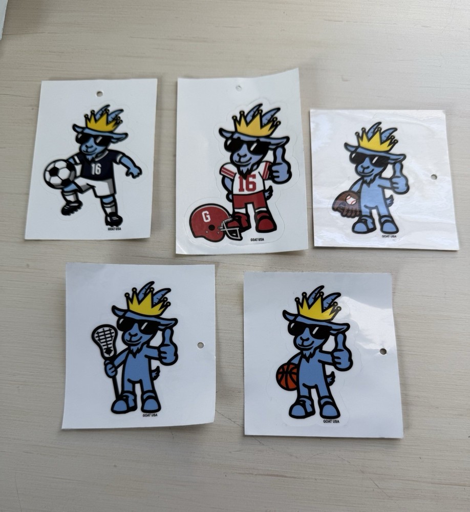 Goat USA Sport Stickers Lot Of 5
