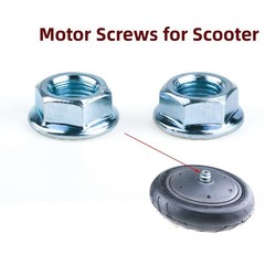 Front Wheel Motor Screws Gray Metal for For xiaomi For m365 Scooter 2 Pieces