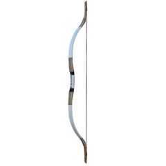 Archery White Cowhide Mongolian Horsebow 30-70lb Traditional Hunting Recurve Bow