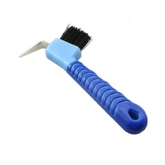 ZYAMY Horse Hoof Pick Brush with Soft Touch Rubber Handle Random Color for…