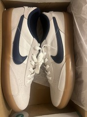 Nike SB Heritage Vulc Summit White Navy Skateboarding Shoes US Size 9.5 men