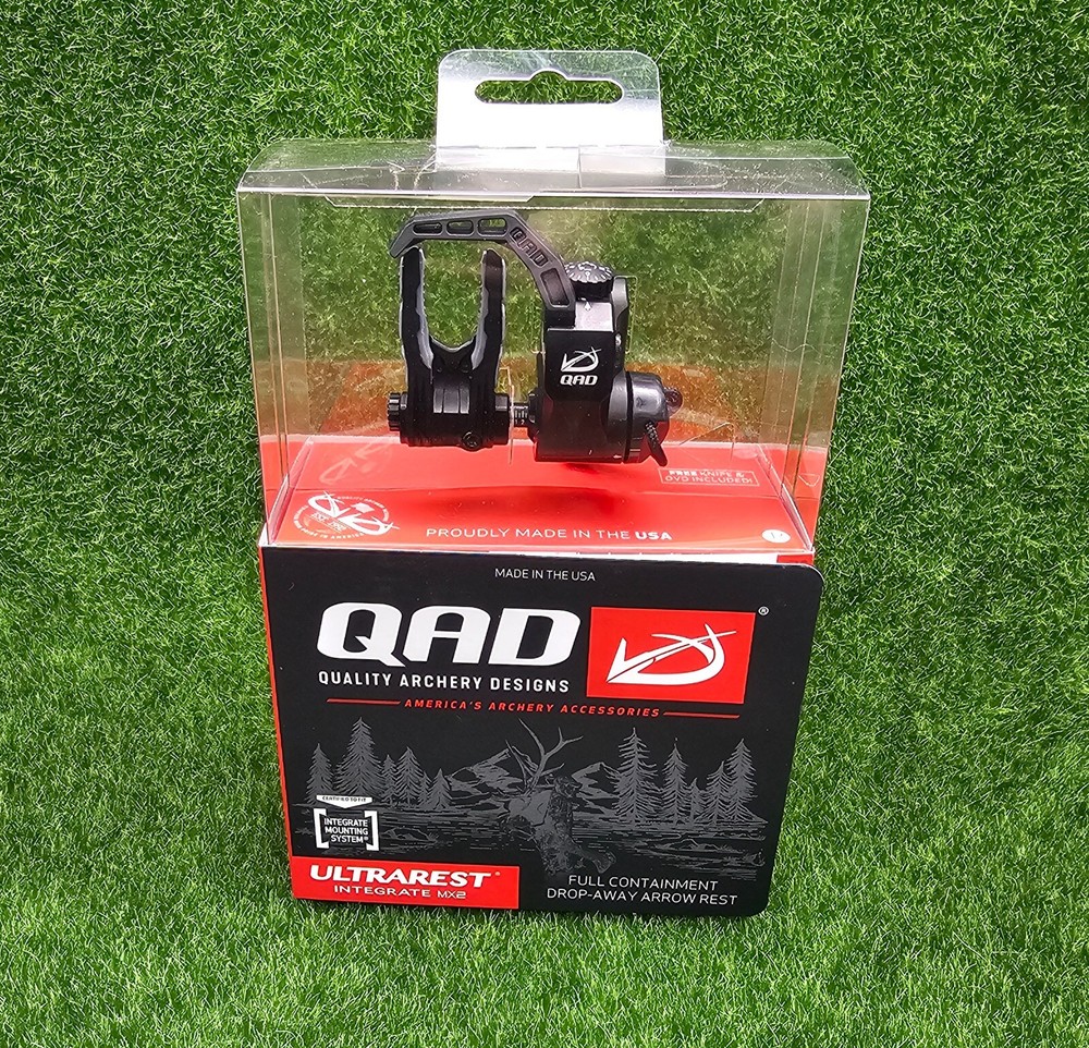 QAD Ultrarest Integrate MX2 Right Hand Full Containment Drop-Away Arrow Rest