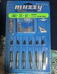 Muzzy Screw-In Broadhead 3 Blade 100 gr. 6 pk.