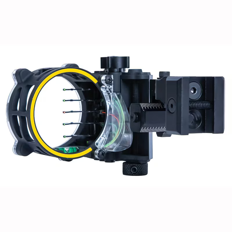 Trophy Ridge Fix 5 Pin RH .019 Black Archery Sight (AS905PR)