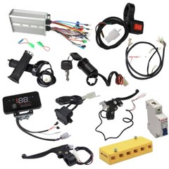 48V 60V 72V 500W-3200W Brushless Motor Controller Kit Electric Bike Scooter Quad