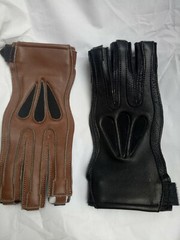 TRADITIONAL ARCHERY SHOOTING LEATHER GLOVE TOP QUALITY GLOVE 100% REAL LEATHER