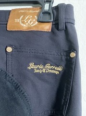 Lauria Garrelli Jump & Dressage Equestrian Riding Pants US 26 Black Full Seat