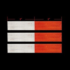 Waterproof Reflective Safety Tape Roll 2″X150′ Feet Long Yellow Black Red&White