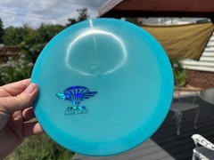 2021 Blue GLOW Flat Champion Eagle Disc Golf Innova Penned (Free Returns) #2416
