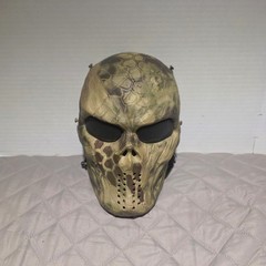 Skull villain style all terrain camouflage pattern tanbrown dark honeycomb TPU