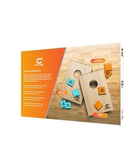 Mini Cornhole Tabletop Set 2 Game Boards & 8 Bean Bags, 16” L x 10” W x 1 1/8” H