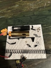 Krytac Motor and Gearbox Internals From MK2 Enhanced Krytac AEG