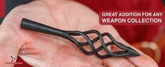The Sizzling Archers Handforged Iron Cage Medieval Fire Arrowhead