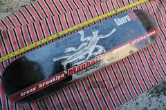 FIVE 5 BORO NYC Queens Staten New York Bronx 7.5x31in. Vintage SKATEBOARD DECK